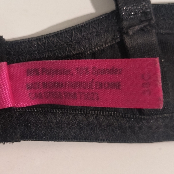 Seductions Women's 38C Black Bra - Picture 4 of 4